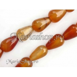 Agate rosii lacrima 20mm  2b
